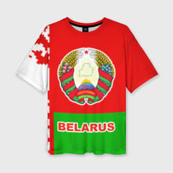 Женская футболка oversize 3D Belarus 5