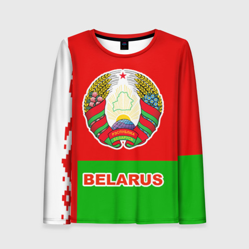 Женский лонгслив 3D Belarus 5