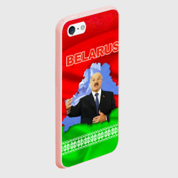 Чехол для iPhone 5/5S матовый Беларусь - Александр Лукашенко - фото 2
