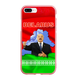 Чехол для iPhone 7Plus/8 Plus матовый Беларусь - Александр Лукашенко