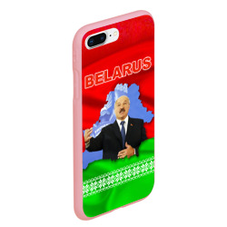 Чехол для iPhone 7Plus/8 Plus матовый Беларусь - Александр Лукашенко - фото 2