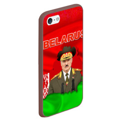 Чехол для iPhone 5/5S матовый Александр Лукашенко - Беларусь - фото 2