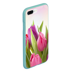 Чехол для iPhone 7Plus/8 Plus матовый Тюльпаны - фото 2