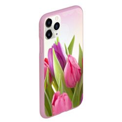 Чехол для iPhone 11 Pro Max матовый Тюльпаны - фото 2