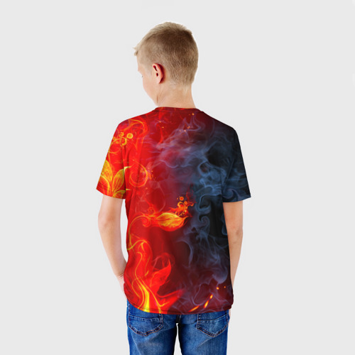 Детская футболка 3D Абстракция, цвет 3D печать - фото 4