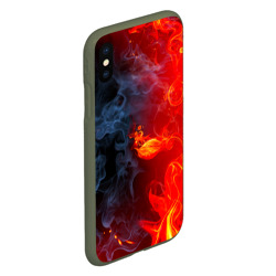 Чехол для iPhone XS Max матовый Абстракция - фото 2