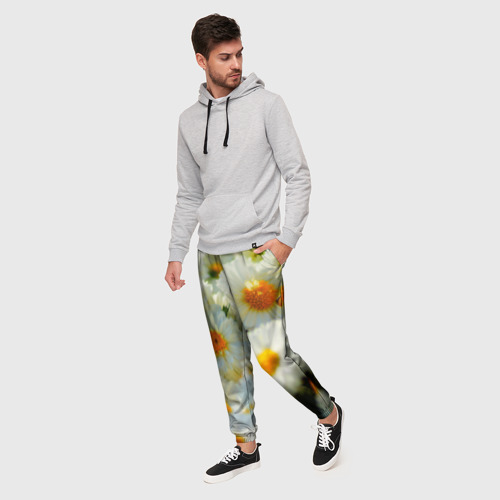 Мужские брюки 3D Хризантемы, цвет 3D печать - фото 3