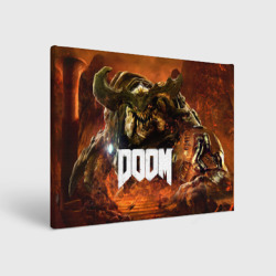 Холст прямоугольный Doom 4 Hell Cyberdemon