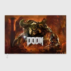Флаг 3D Doom 4 Hell Cyberdemon
