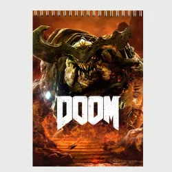 Скетчбук Doom 4 Hell Cyberdemon