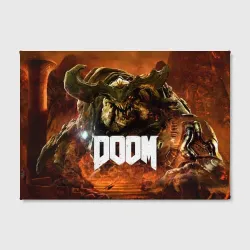 Холст прямоугольный Doom 4 Hell Cyberdemon - фото 2