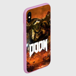 Чехол для iPhone XS Max матовый Doom 4 Hell Cyberdemon - фото 2