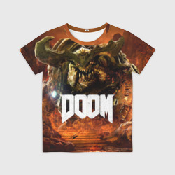 Детская футболка 3D Doom 4 Hell Cyberdemon