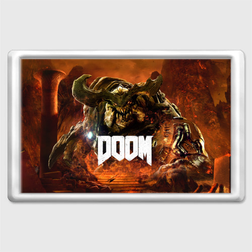 Магнит 45*70 Doom 4 Hell Cyberdemon, цвет прозрачный