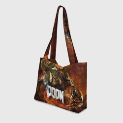 Пляжная сумка 3D Doom 4 Hell Cyberdemon - фото 2