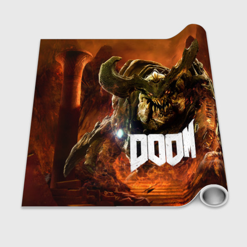 Бумага для упаковки 3D Doom 4 Hell Cyberdemon - фото 2
