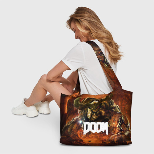 Пляжная сумка 3D Doom 4 Hell Cyberdemon - фото 6