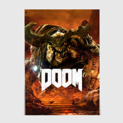 Постер Doom 4 Hell Cyberdemon