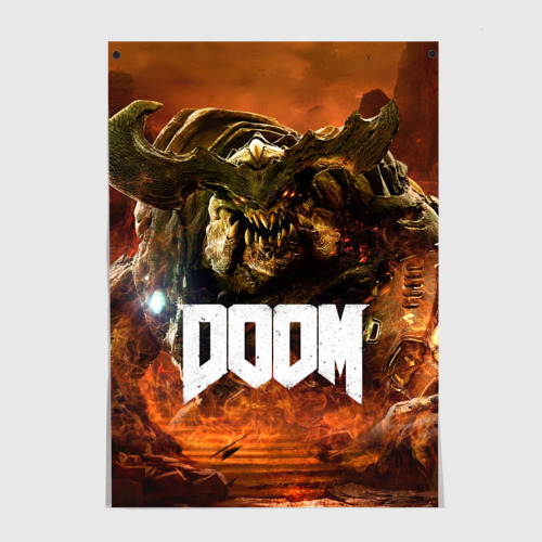 Постер Doom 4 Hell Cyberdemon