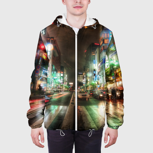 Мужская куртка 3D Токио, цвет 3D печать - фото 4