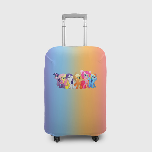 Чехол для чемодана 3D My little pony 1, цвет 3D печать