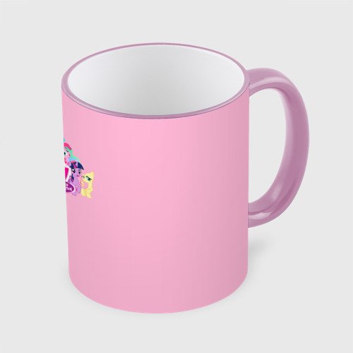 Кружка с полной запечаткой My little pony 2, цвет Кант розовый - фото 3