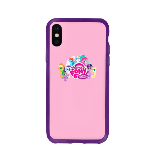Чехол для Apple iPhone X силиконовый глянцевый My little pony 2 Фото 01 Чехол для Apple iPhone X силиконовый глянцевый My little pony 2 Фото 01