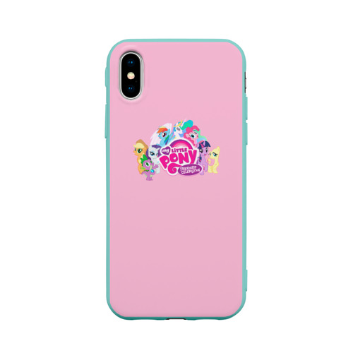 Чехол для Apple iPhone X силиконовый матовый My little pony 2 Фото 01 Чехол для Apple iPhone X силиконовый матовый My little pony 2 Фото 01