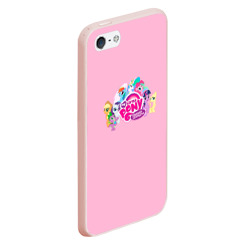 Чехол для iPhone 5/5S матовый My little pony 2 - фото 2