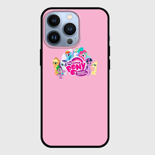 Чехол для iPhone 13 Pro My little pony 2, цвет черный