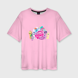 Женская футболка oversize 3D My little pony 2