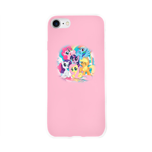 Чехол для Apple iPhone 8 силиконовый глянцевый My little pony 3 Фото 01 Чехол для Apple iPhone 8 силиконовый глянцевый My little pony 3 Фото 01