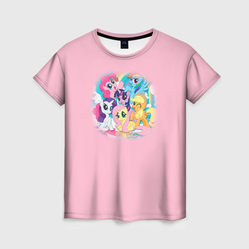 Женская футболка 3D My little pony 3 Фото 01 Женская футболка 3D My little pony 3 Фото 01