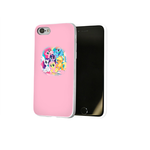 Чехол для Apple iPhone 8 силиконовый глянцевый My little pony 3 Фото 01 Чехол для Apple iPhone 8 силиконовый глянцевый My little pony 3 Фото 01