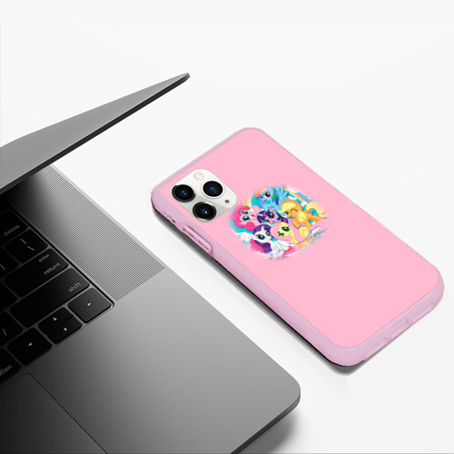 Чехол для iPhone 11 Pro Max матовый My little pony 3, цвет розовый - фото 5