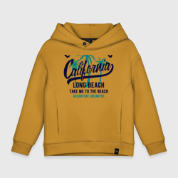 Детское худи Oversize хлопок California Los Angeles - take me to the beach