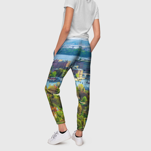 Женские брюки 3D Швеция, цвет 3D печать - фото 4