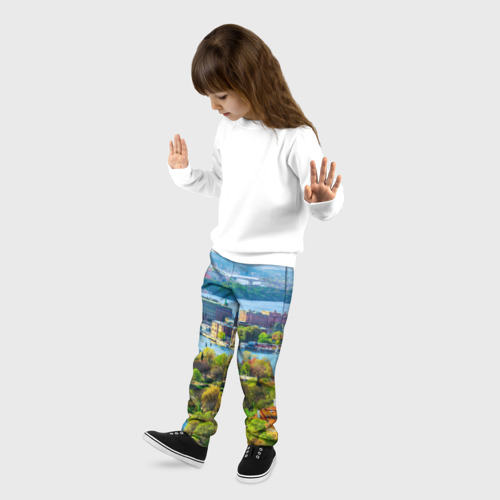 Детские брюки 3D Швеция, цвет 3D печать - фото 3