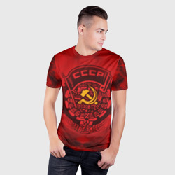 Мужская футболка 3D Slim СССР - фото 2