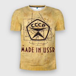 Мужская футболка 3D Slim СССР 2