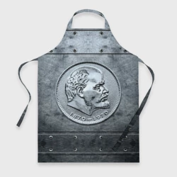 Фартук 3D Советский железный рубль - юбилейный