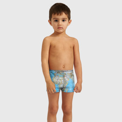 Детские купальные плавки 3D Карта мира - политическая - фото 2