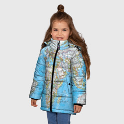 Зимняя куртка для девочек 3D Карта 2 - фото 2