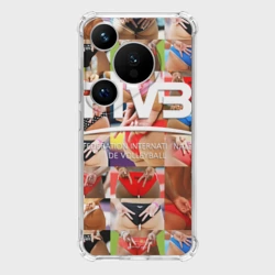 Чехол для Huawei Pura 70 Pro Волейбол  скрытые знаки FIVB