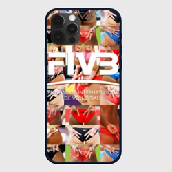 Чехол для iPhone 12 Pro Волейбол  скрытые знаки FIVB