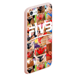 Чехол для iPhone 5/5S матовый Волейбол  скрытые знаки FIVB - фото 2