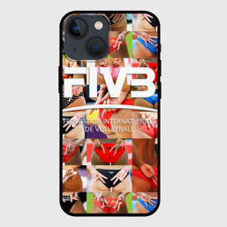 Чехол для iPhone 13 mini Волейбол  скрытые знаки FIVB