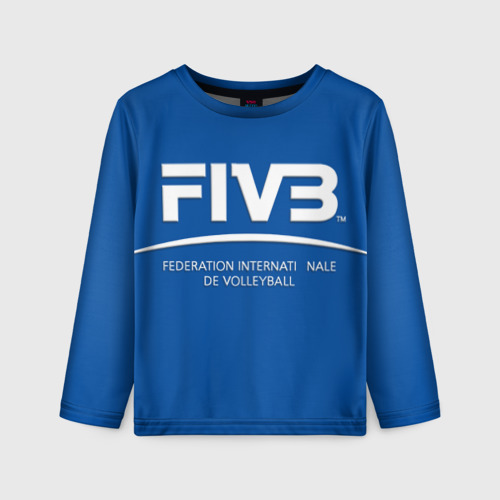 Детский лонгслив 3D Волейбол FIVB