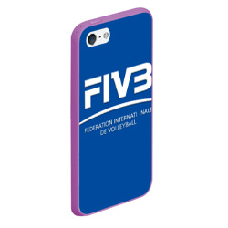 Чехол для iPhone 5/5S матовый Волейбол FIVB - фото 2