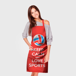 Фартук 3D Keep calm and love sports - фото 2